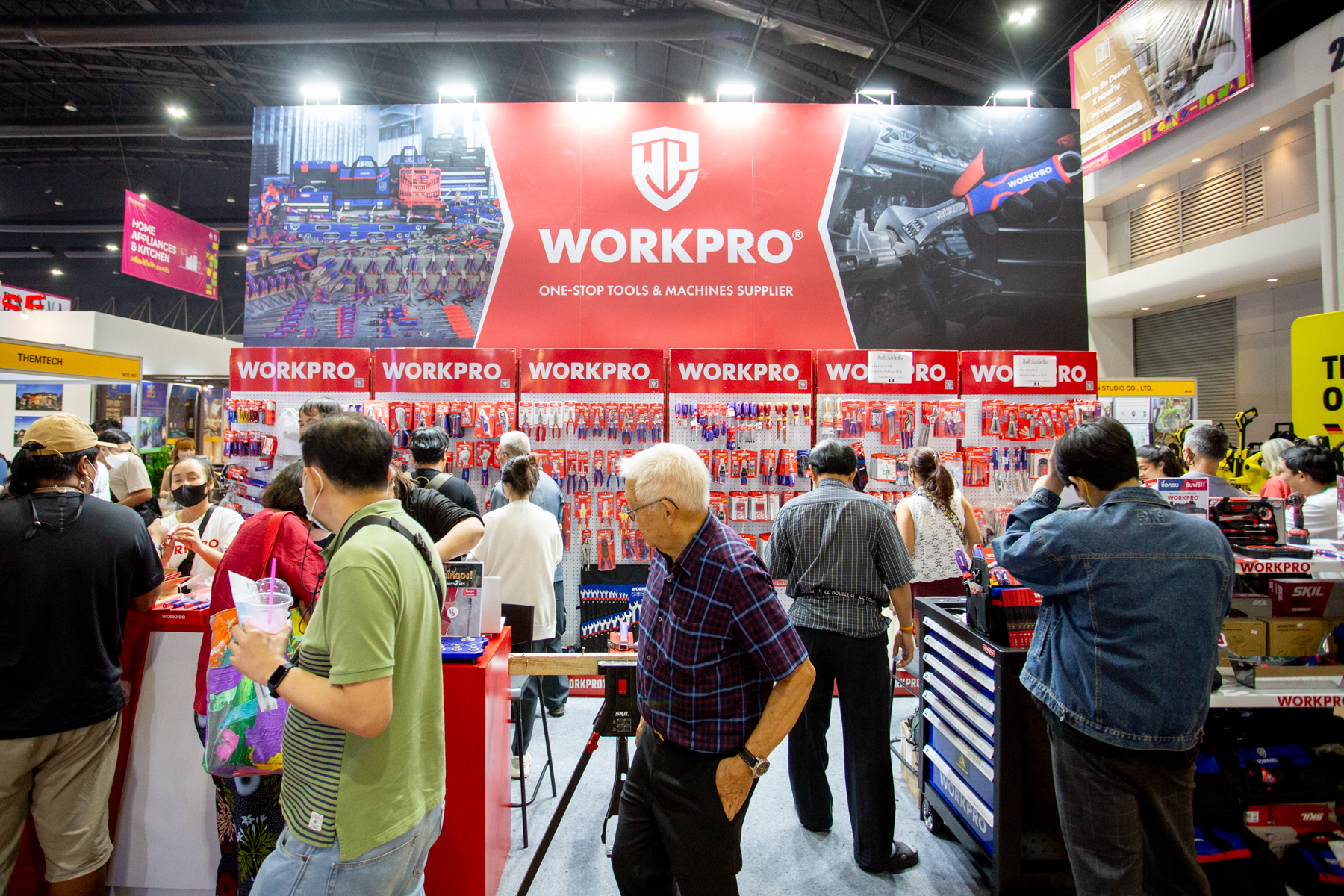 WORKPRO has it all! From mechanic tools to gardening equipment at the 2023 Home and Garden Fair.