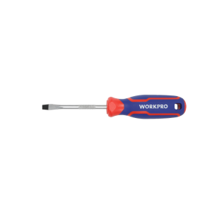 Slotted Screwdriver with Tri-Color Handle, 4x100MM CR-V