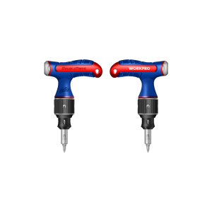 Double Drive T-Handle Screwdriver 7 in 1