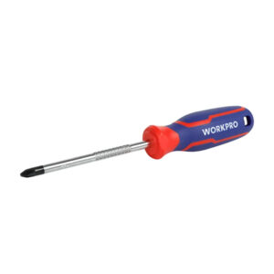 WORKPRO cr-v PHILLIPS SCREWDRIVER with tri-color handle, PH3x200MM